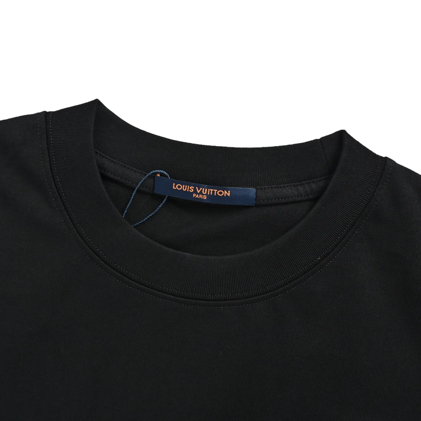 Louis Vuitton/Louis Vuitton inkjet presbyopic line logo embroidered short sleeves